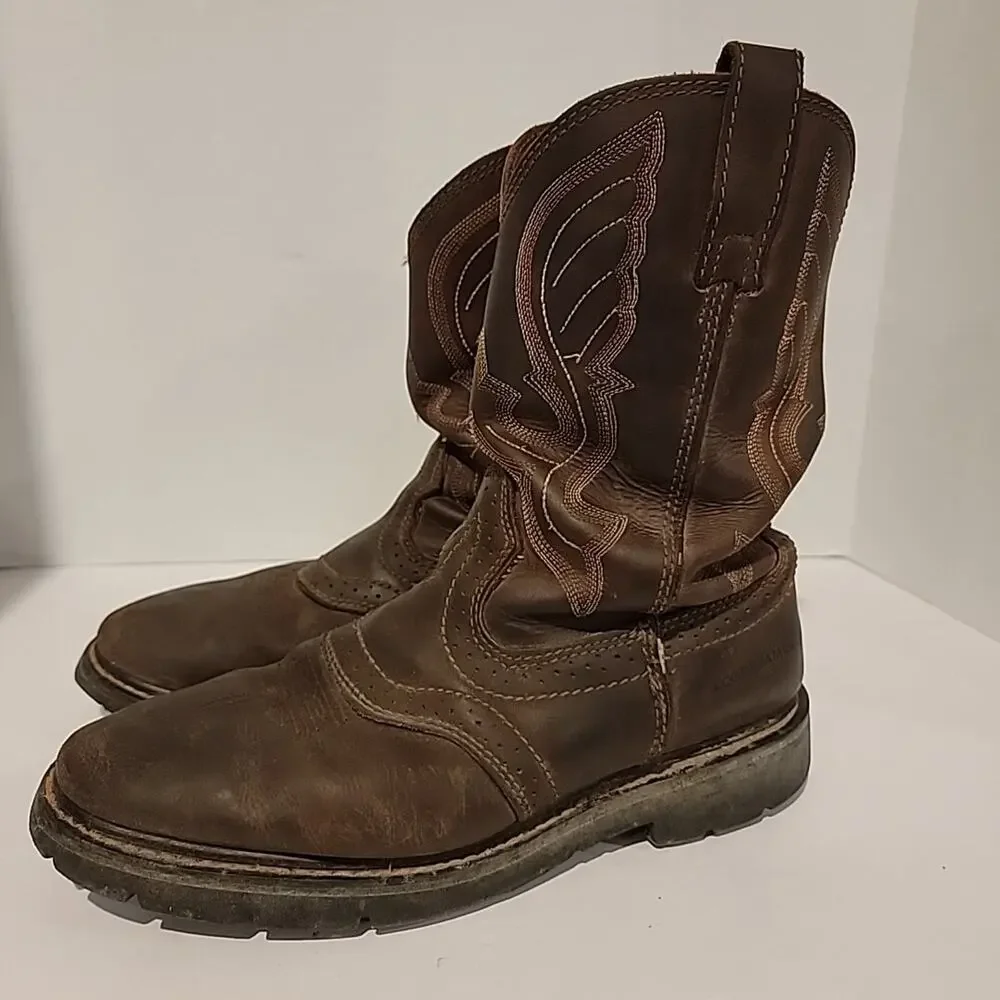 Cody James Soft Toe Western Work Boot Brown Men's Size 11D Style C9RR2
